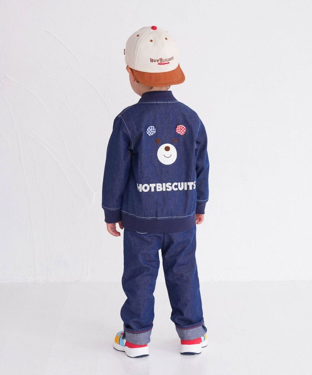 MIKI HOUSE HOT BISCUITS 【46-54cm】 バイカラー ロゴキャップ 