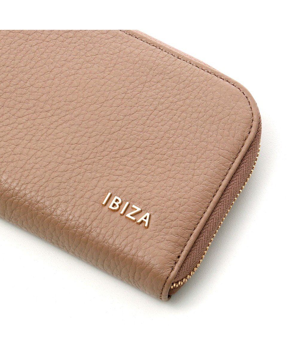 IBIZA アニマーダ　牛革　L字ファスナー長財布(ネコ) 