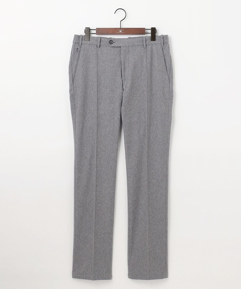 JOSEPH ABBOUD 【ウエストも伸びる！/ハイパワーストレッチ/洗える】2WAYストレッチ メルトンジャージーパンツ 