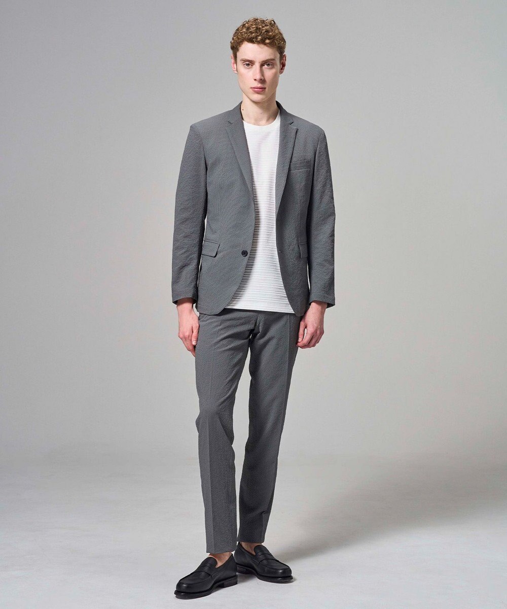 JOSEPH HOMME 【WEB・一部店舗限定】 エアーグリットサッカーストレッチ　テーパードパンツ / CITY 