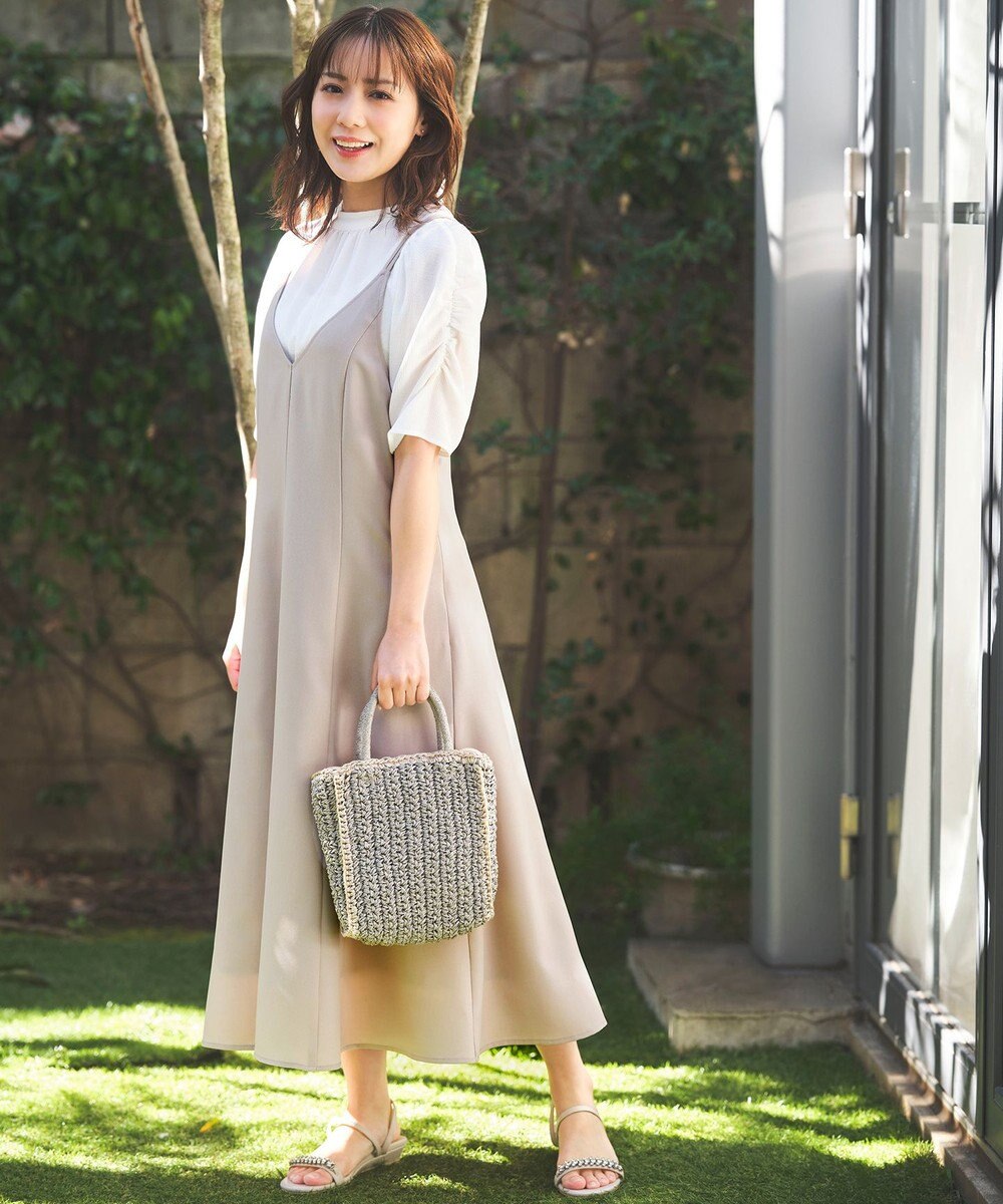 ANY SIS S 【低身長企画】2WAYボウタイ ブラウス 