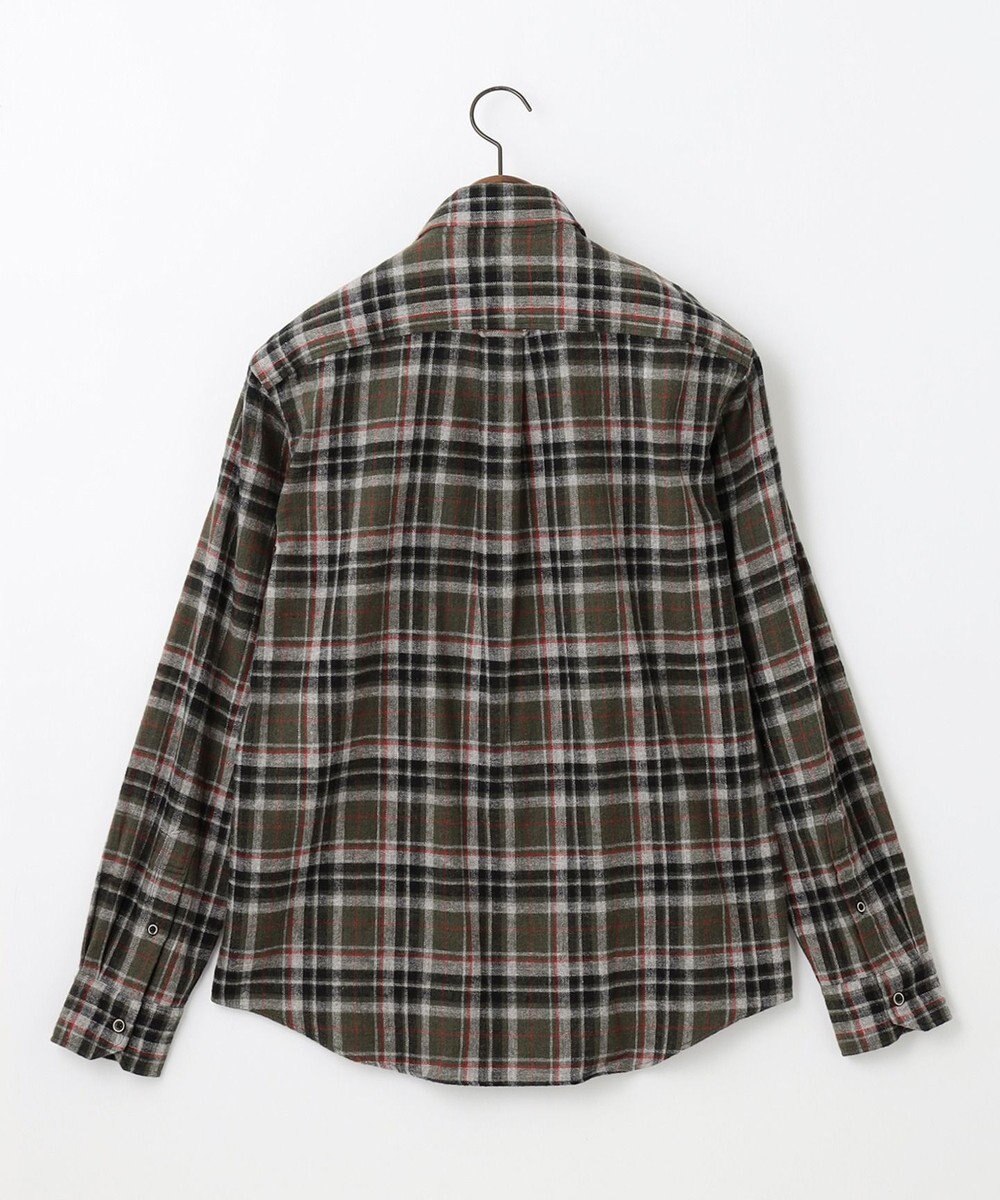 JOSEPH ABBOUD 【キングサイズ・柔らかな肌触り/暖かい】 ラフィーコットンフランネルシャツ 