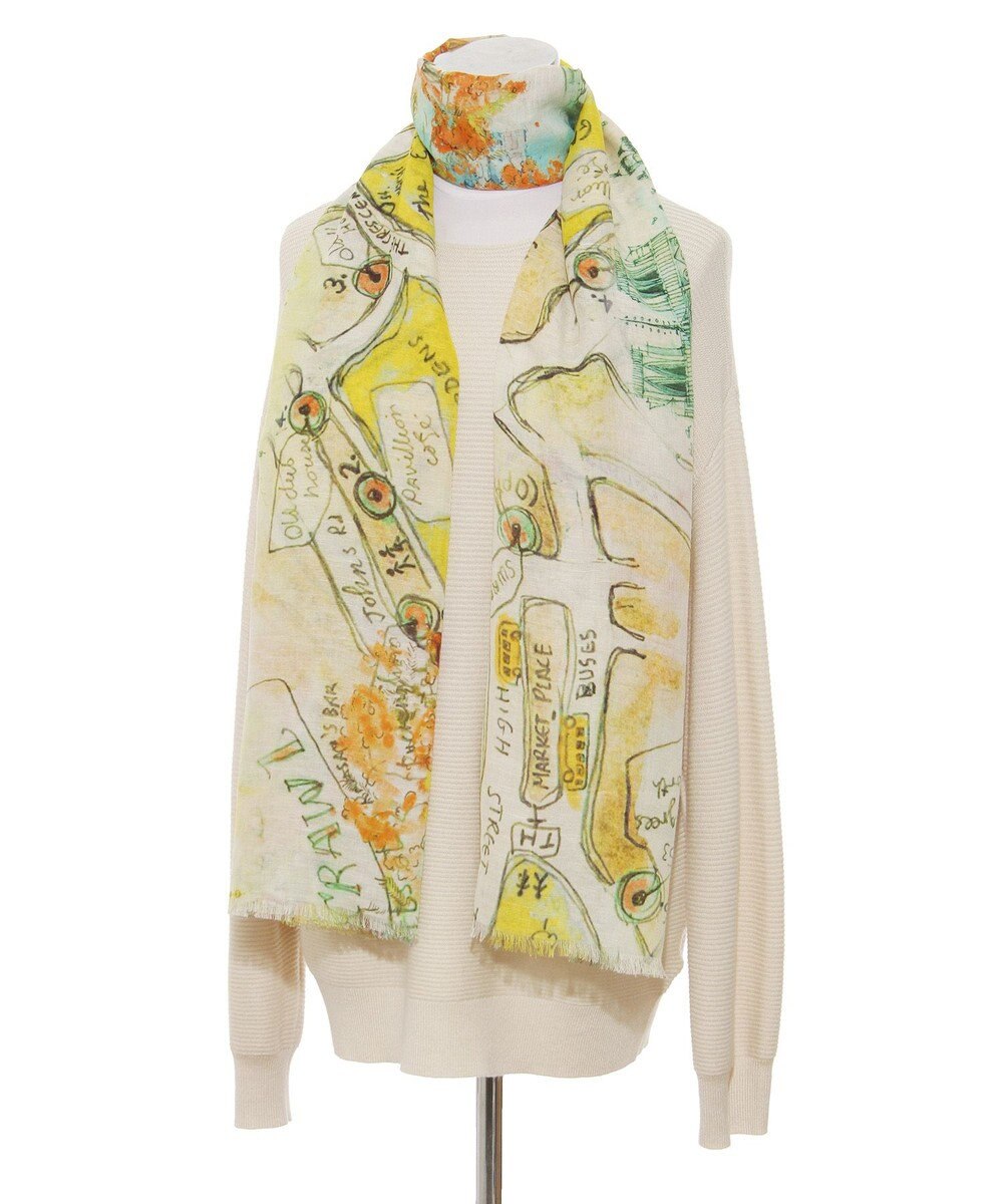 MOONBAT ハナト (Hanato) シルクコットンストール タウンマップ 