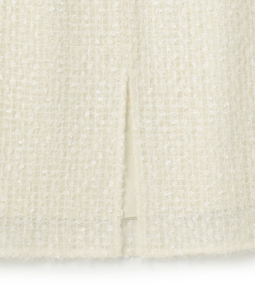 UNFILO L エアリーヤーン Iラインスカート 