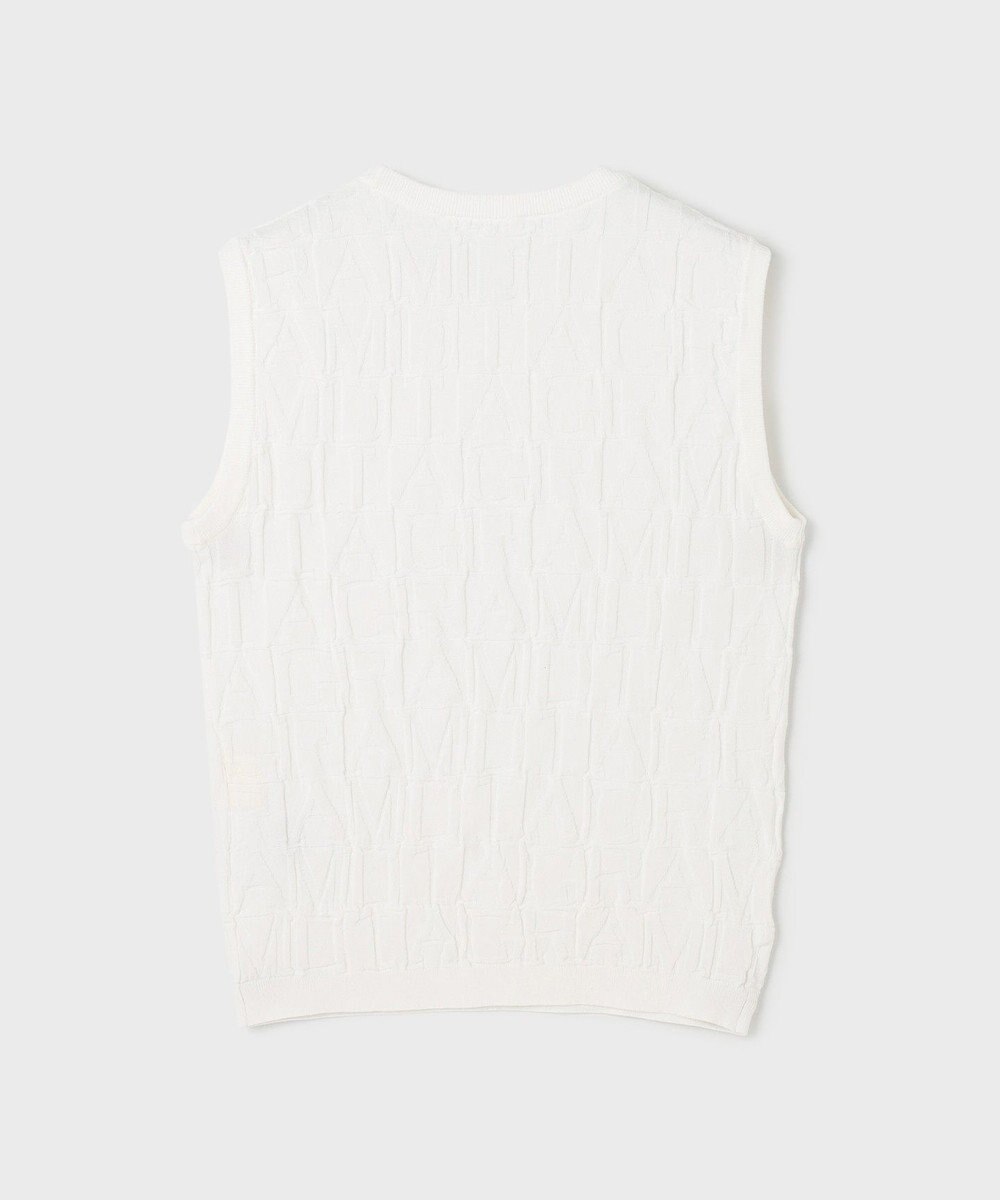 GRACE CONTINENTAL モノグラムニットトップ 