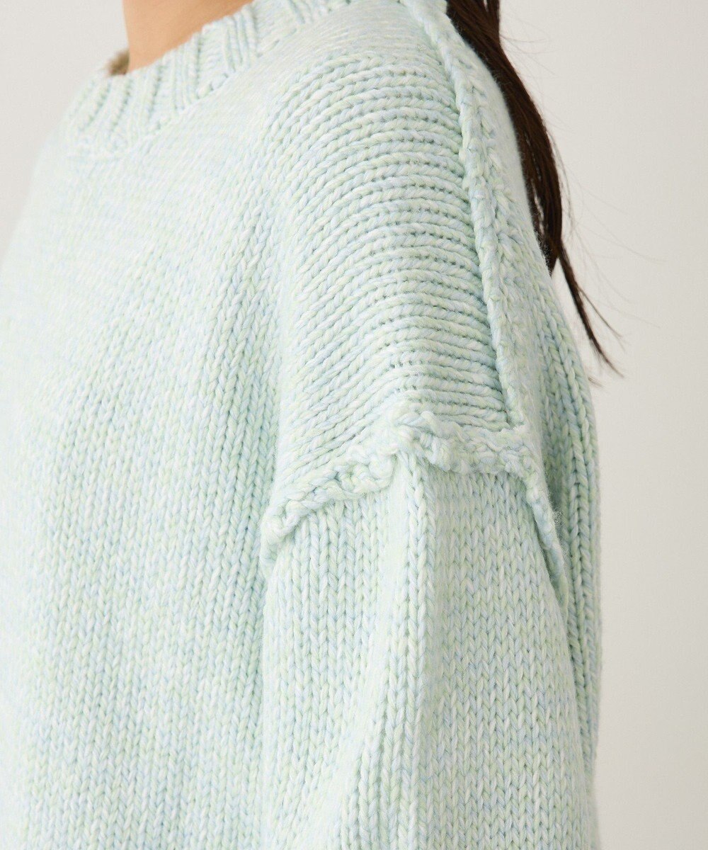 CRAFT STANDARD BOUTIQUE アウトリンキングミックスニットプルオーバー 