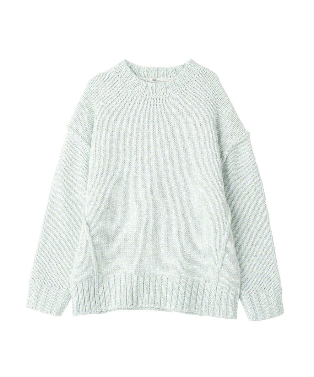 CRAFT STANDARD BOUTIQUE アウトリンキングミックスニットプルオーバー 