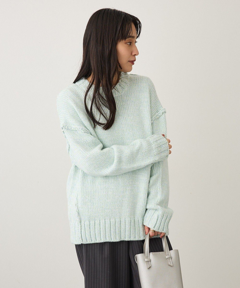 CRAFT STANDARD BOUTIQUE アウトリンキングミックスニットプルオーバー 