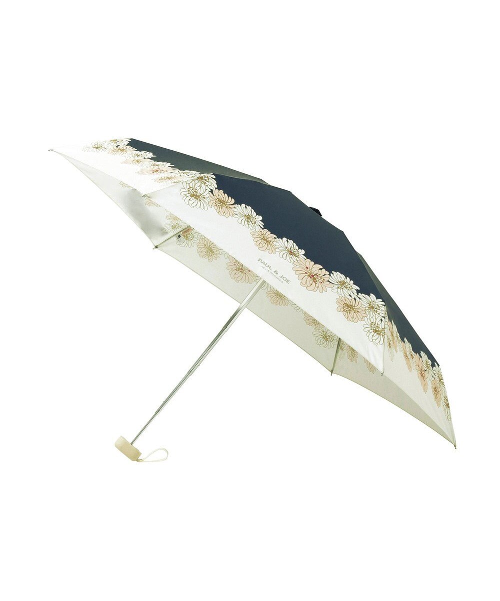 MOONBAT 【UVカット/コンパクト】ポール & ジョー (PAUL & JOE ACCESSOIRES) 折りたたみ雨傘 クリザンテーム 