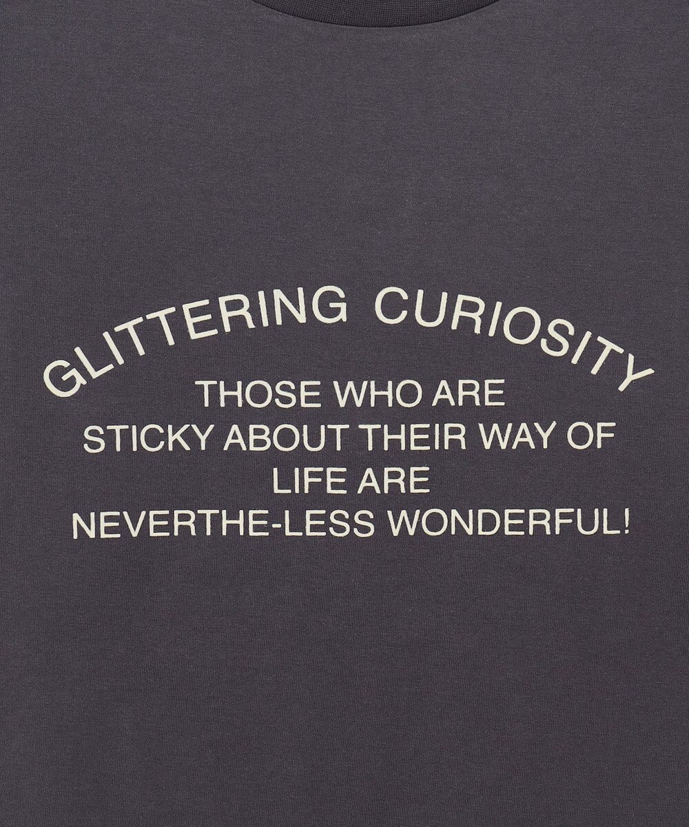 ANY L フロッキーロゴフレンチスリーブTシャツ 