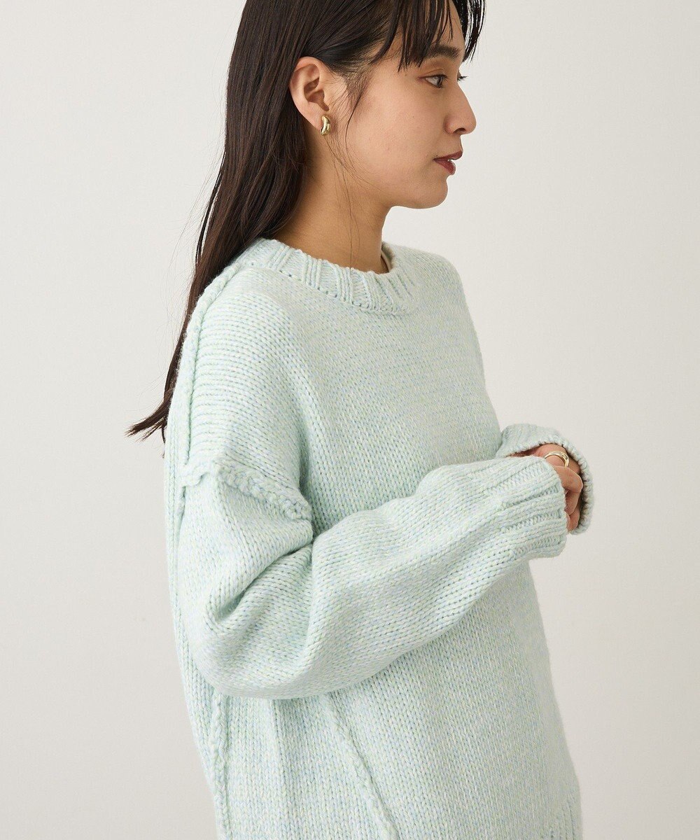 CRAFT STANDARD BOUTIQUE アウトリンキングミックスニットプルオーバー 