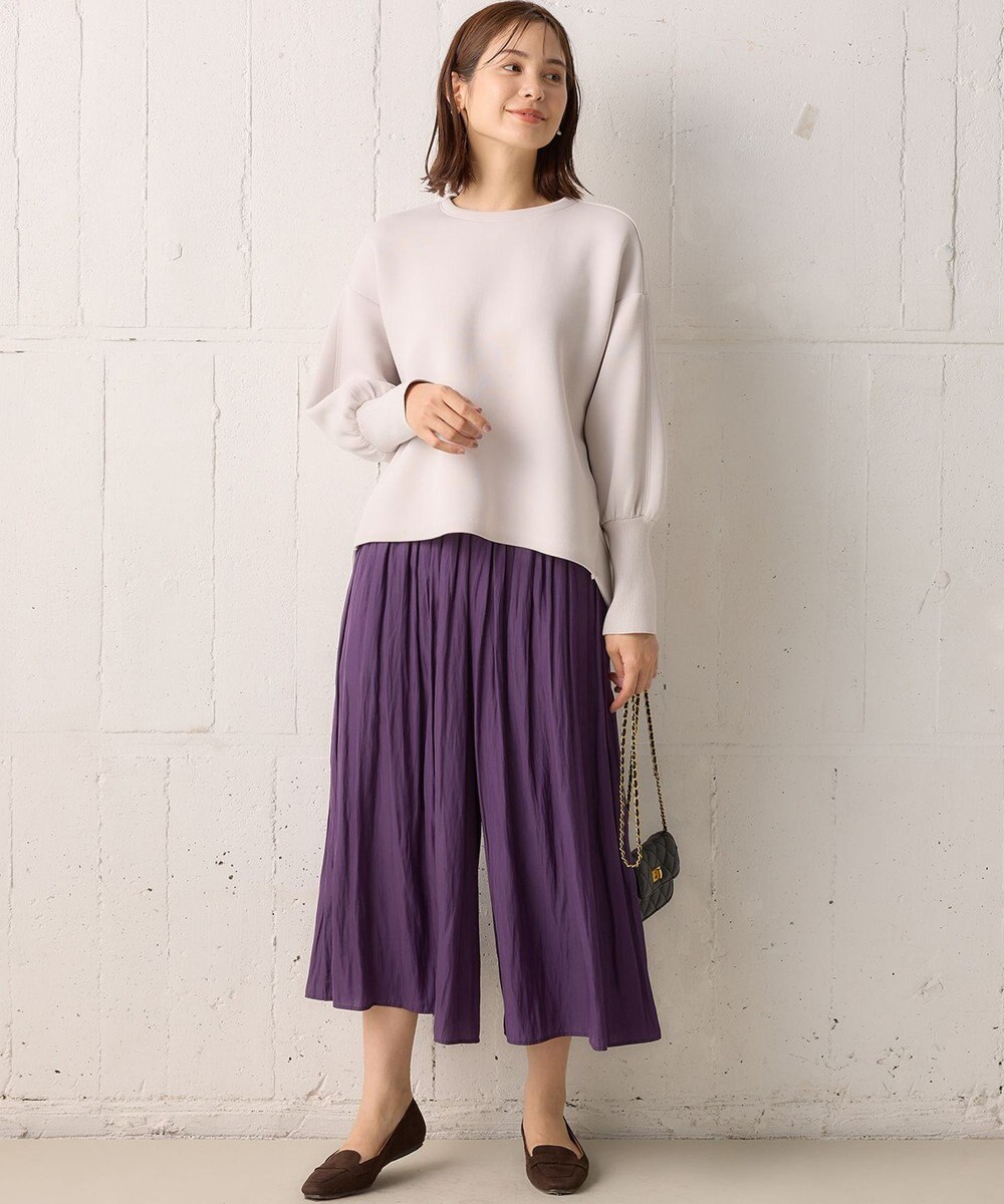 組曲 ダンボールジャージースリーブデザイン プルオーバー 