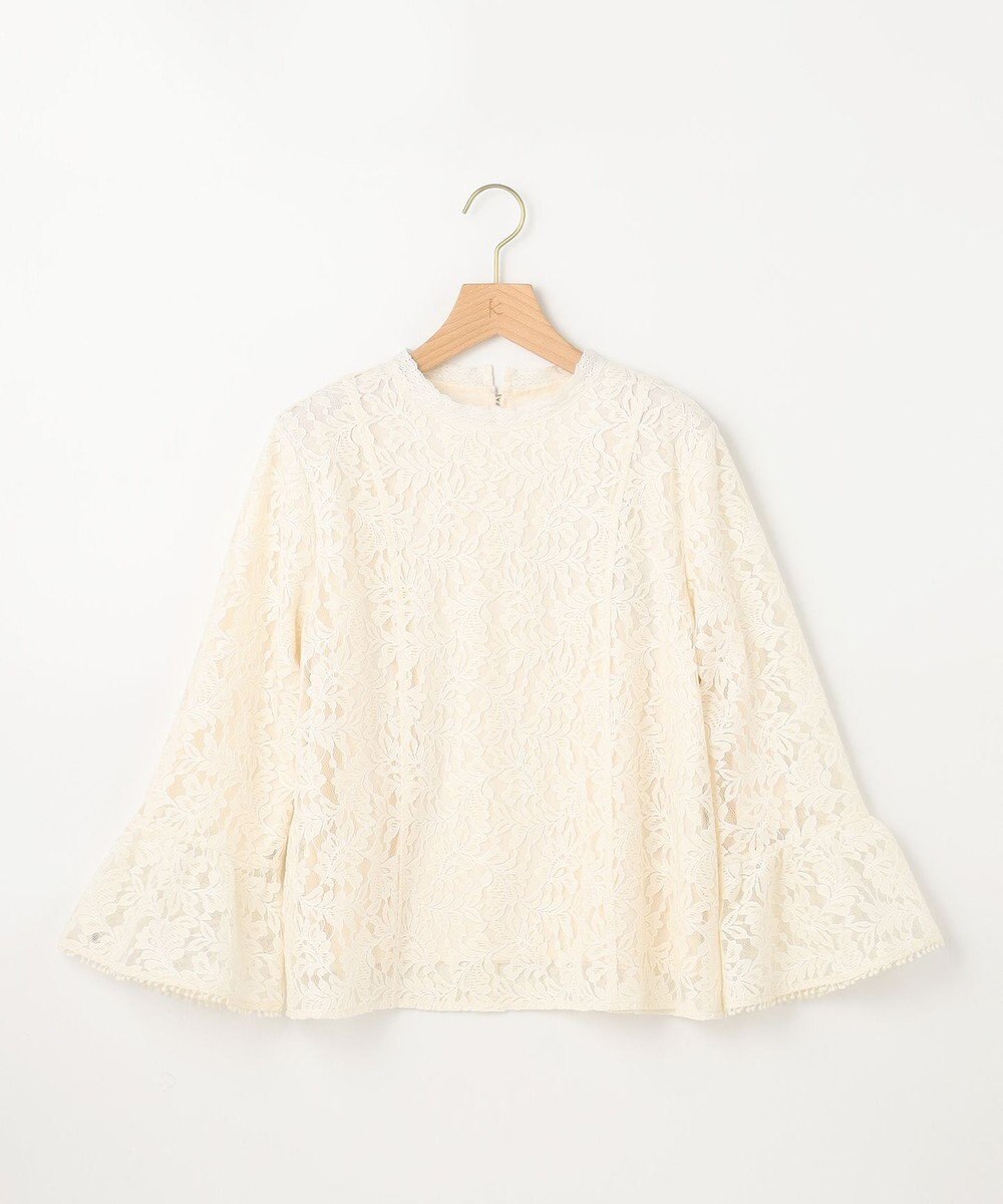 組曲 L 【23SS】ラッセルフラワーレースブラウス 