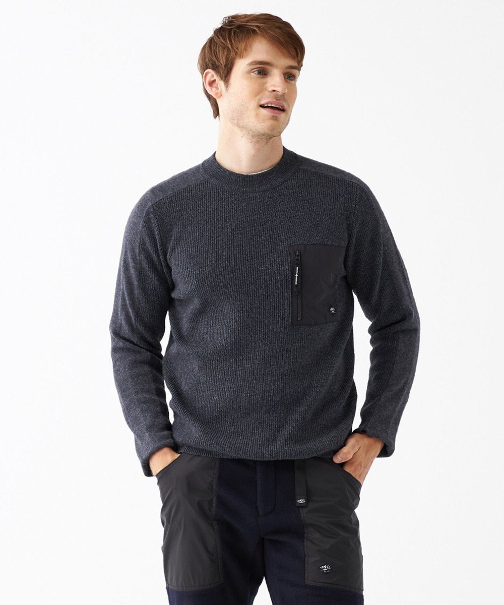 JOSEPH ABBOUD MOUNTAIN 【UNISEX】リサイクルウールポリ ニット 