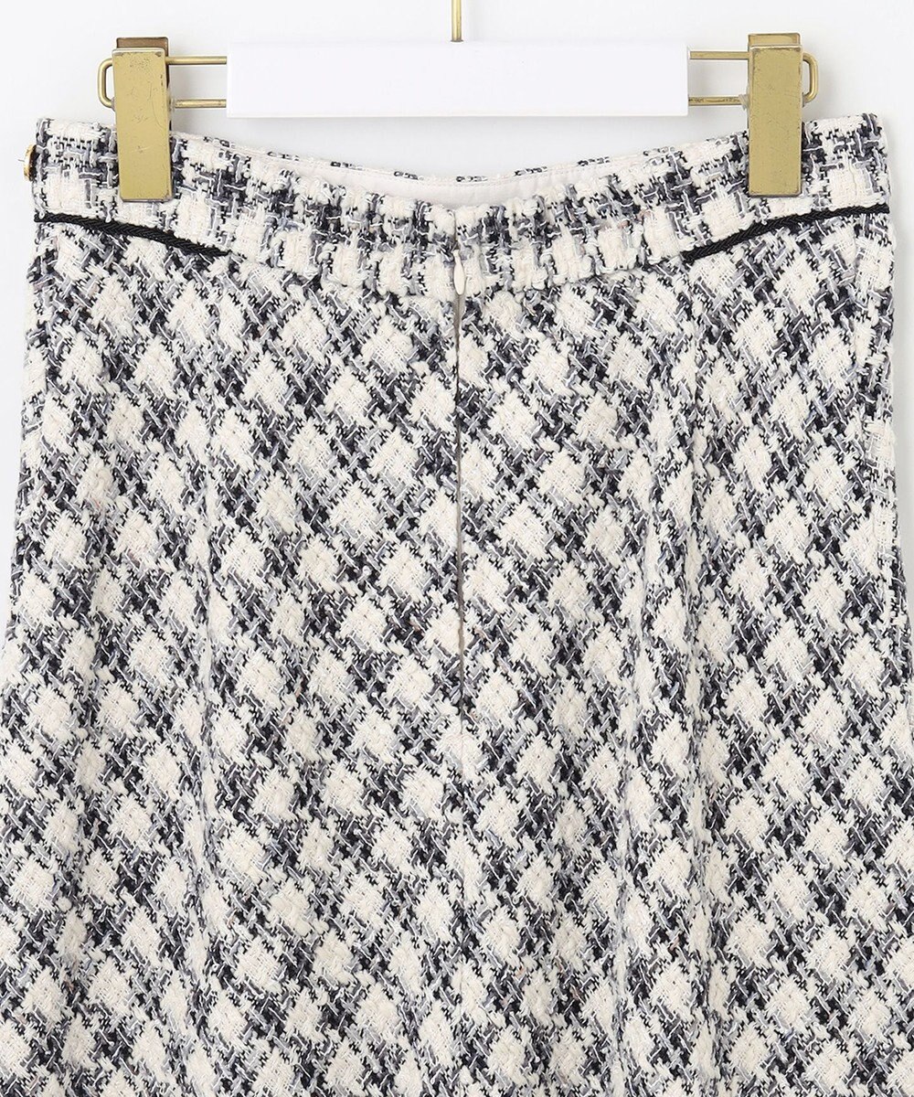 ANY SIS パフィツイードミディ スカート 