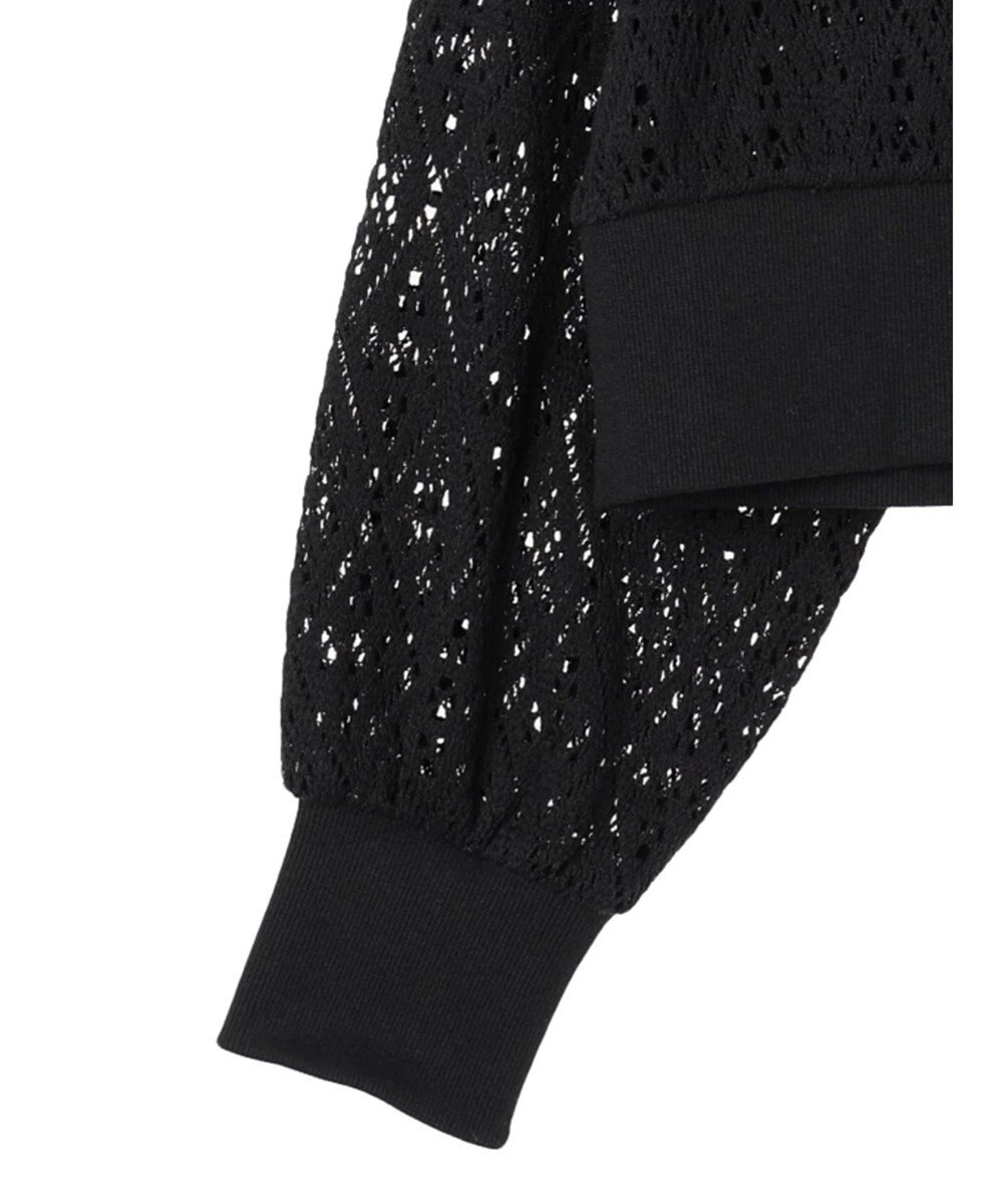 earth music&ecology ラッセルレースカーディガン 