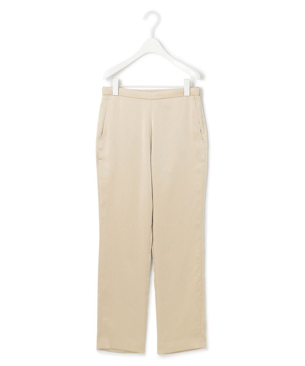 ICB 【MAG×スタイリストコラボ】シャイニーシアーニット×サテンストレートパンツ 