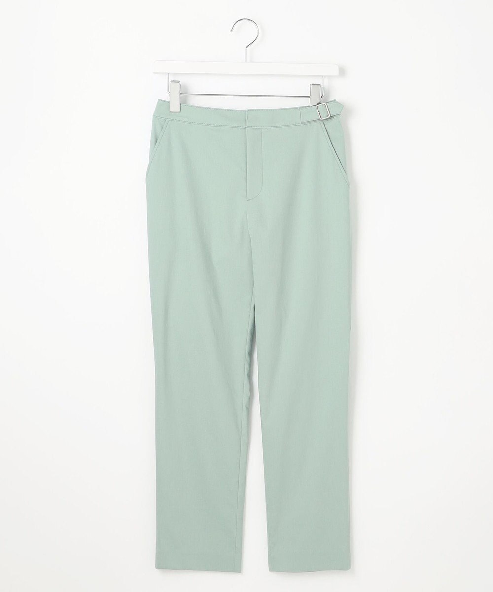 J.PRESS LADIES 【セットアップ対応・洗える】セルロースリネンストレッチ テーパード パンツ 