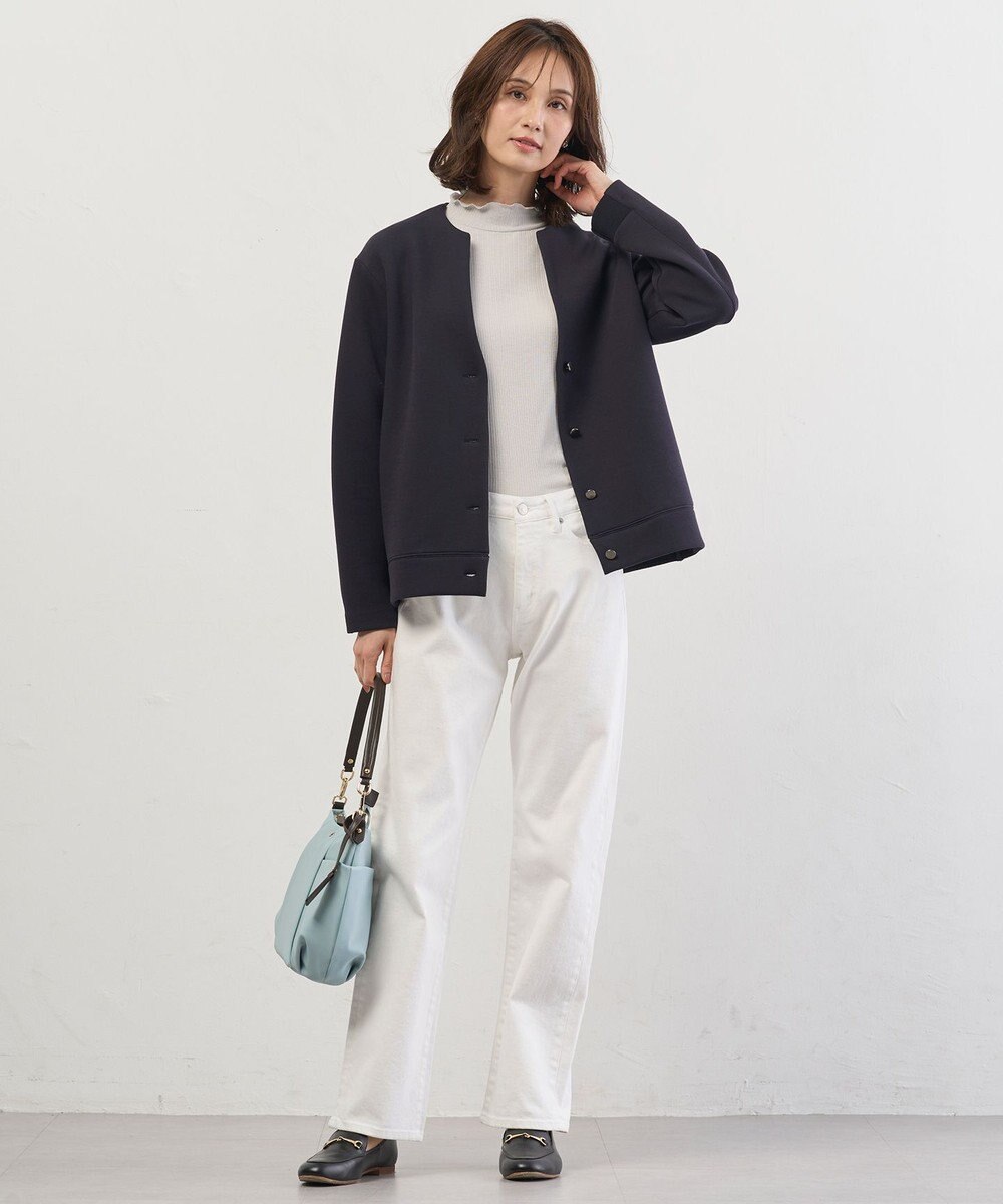 J.PRESS LADIES 【洗える】BASIC STRETCH DENIM ボーイフィット デニム 