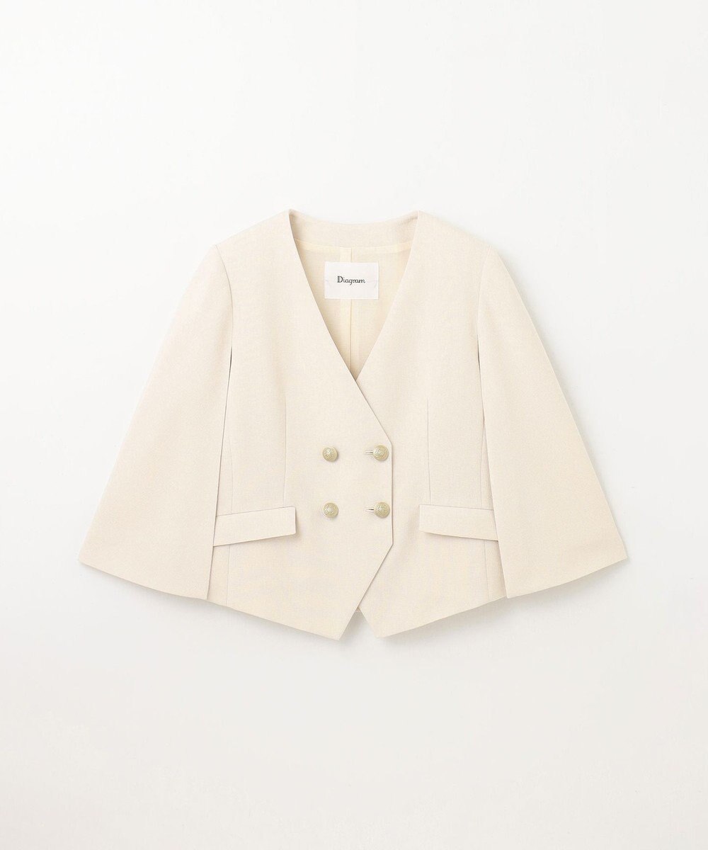 GRACE CONTINENTAL ケープスリーブジャケット 