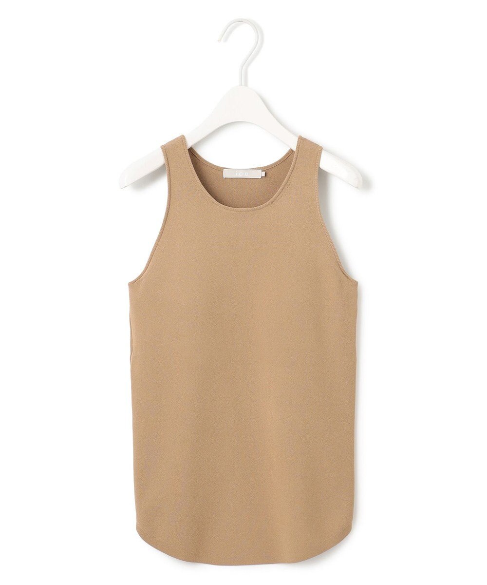ICB L 【洗える】VISスムースニットタンクトップ 