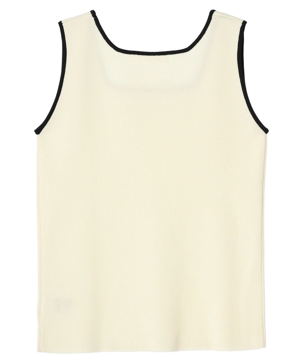 Green Parks ノースリーブスクエアニットプルオーバー 