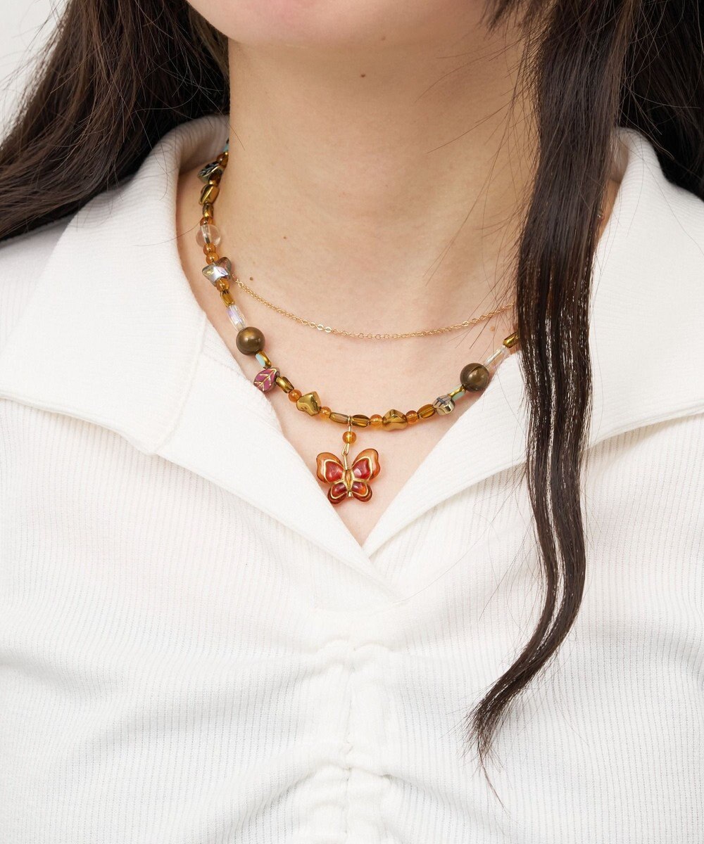 WEGO Lビンテージストーンネックレス 