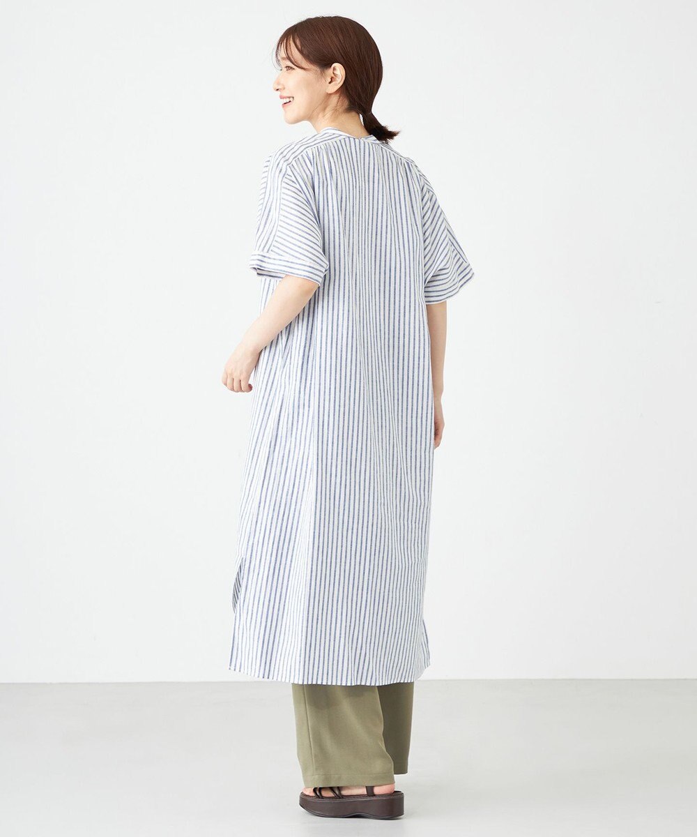 SHARE PARK LADIES フレンチスリーブガウンワンピース 