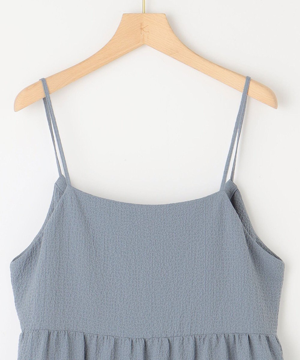 組曲 【WEB限定】クレープストレッチ ティアードキャミワンピース 