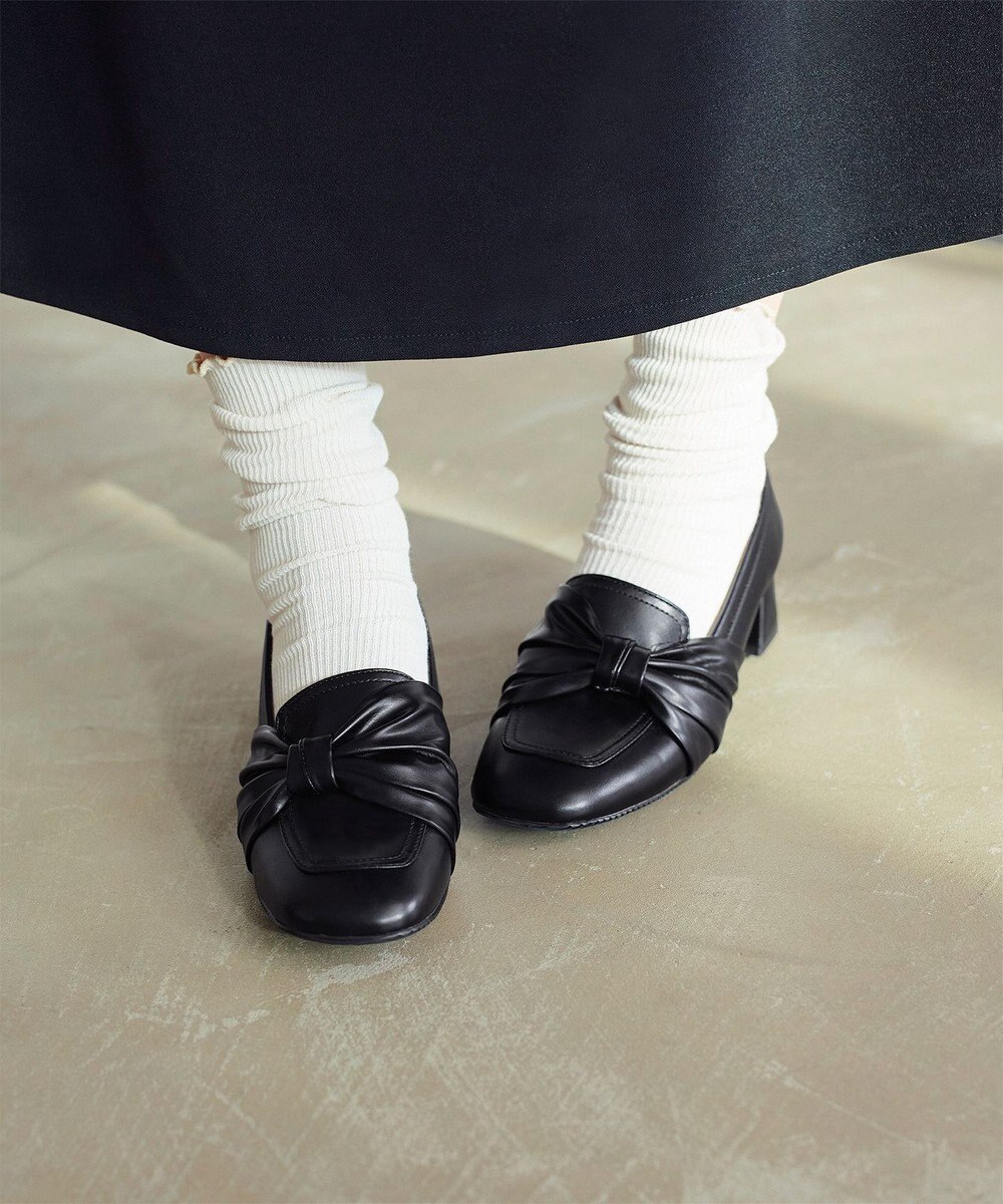 Tiaclasse 【安田美沙子さん着用】リボンローファー 