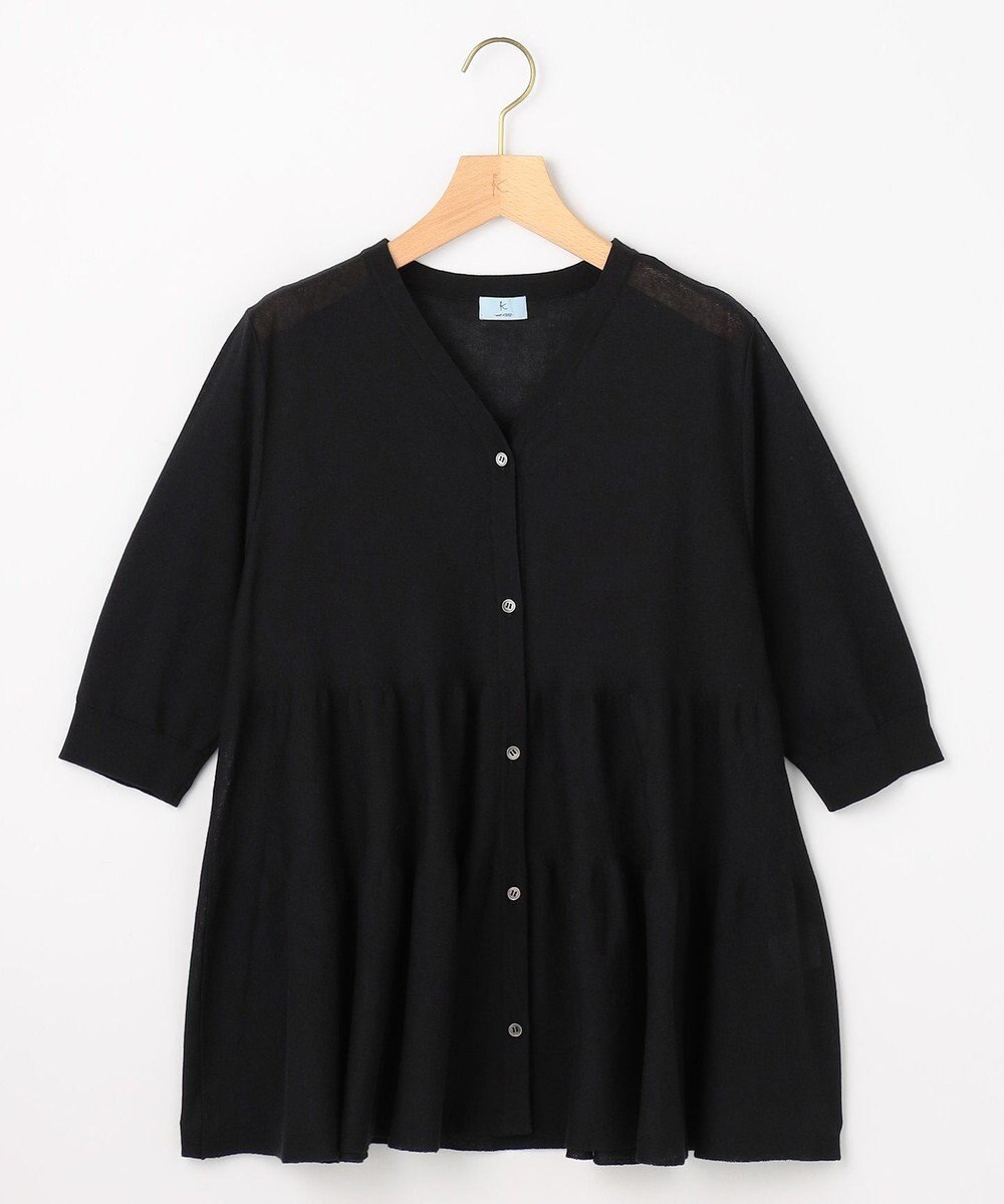 組曲 L 【先行予約】シアーニット　ティアードカーディガン 