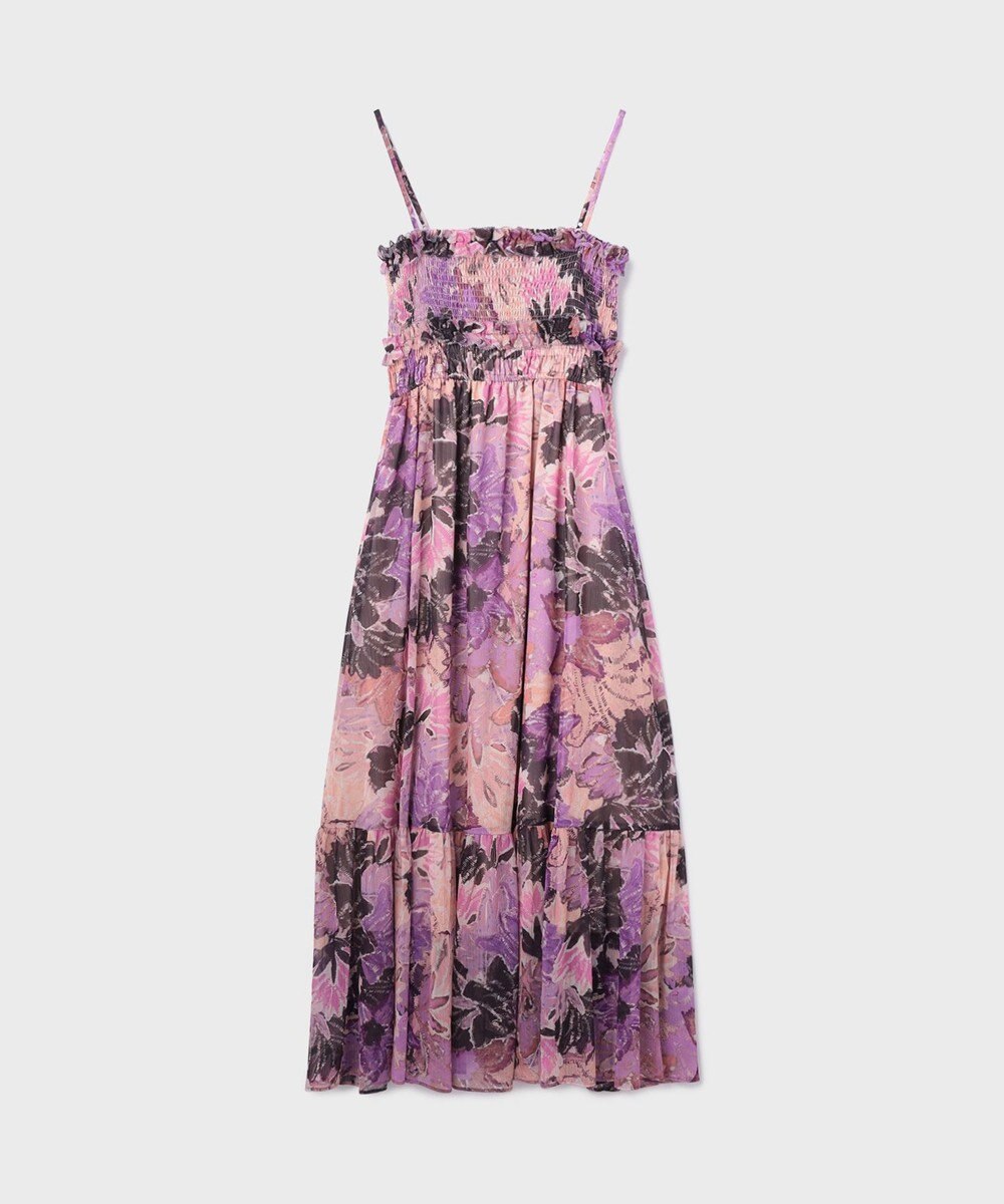 GRACE CONTINENTAL タイダイリーフプリントワンピース 