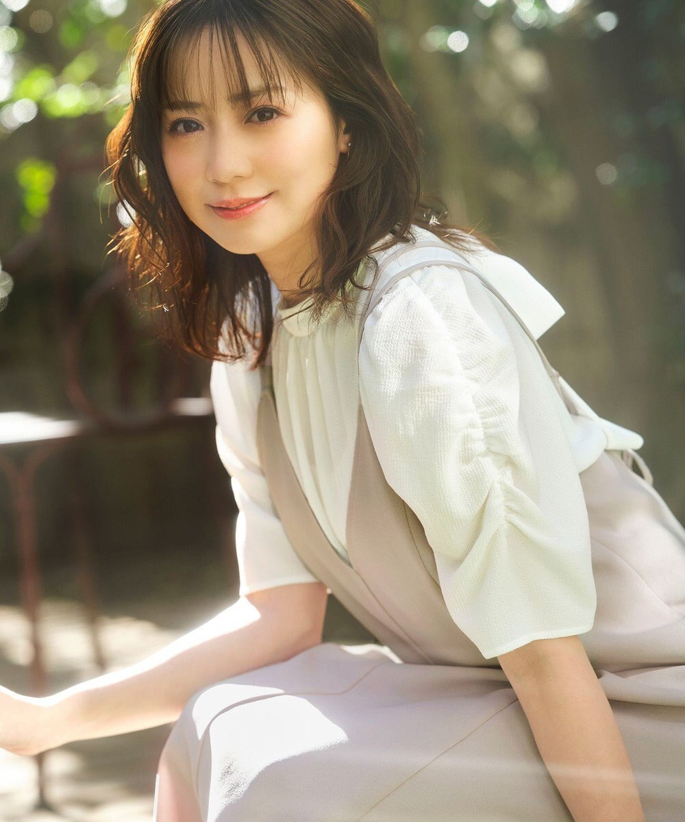 ANY SIS S 【低身長企画】2WAYボウタイ ブラウス 