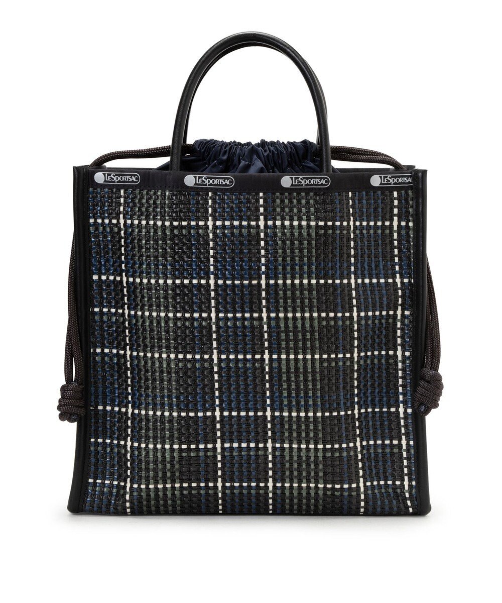 LeSportsac WOVEN MED DRAWST TOTE/マルチメッシュノワール 
