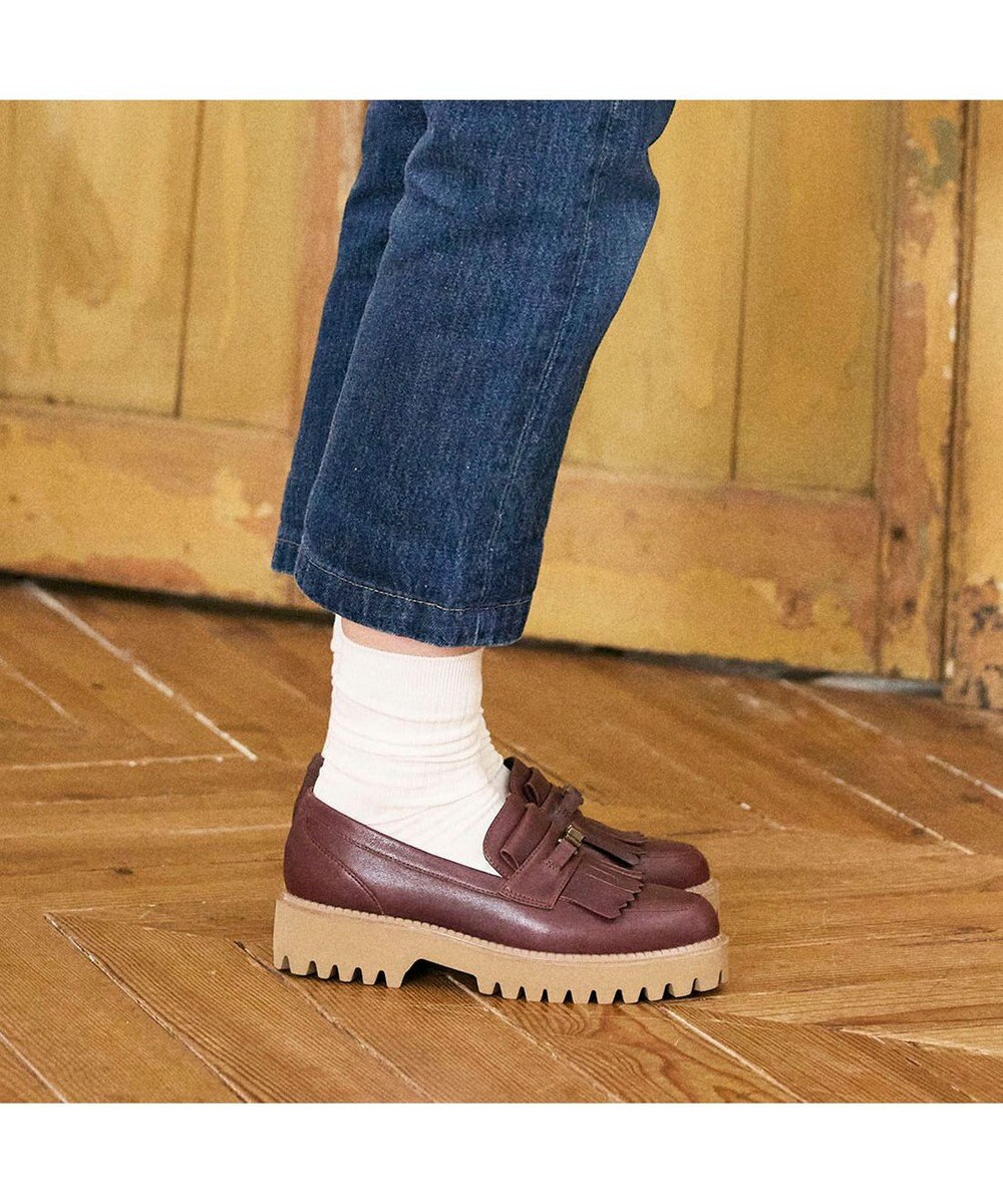 ing <ing>ビンテージアクセントローファー 