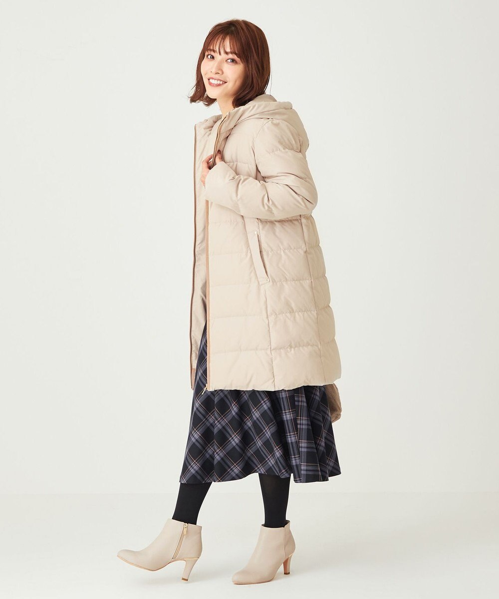 ANY SIS 【撥水】エコファイバーミックス ロング ダウン 