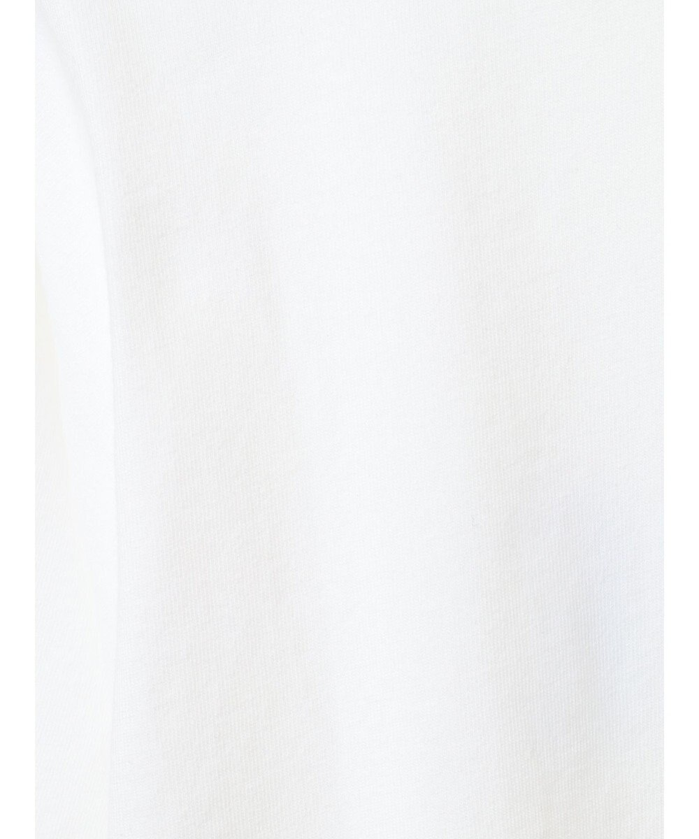 earth music&ecology 襟パール刺繍ロゴＴシャツ 