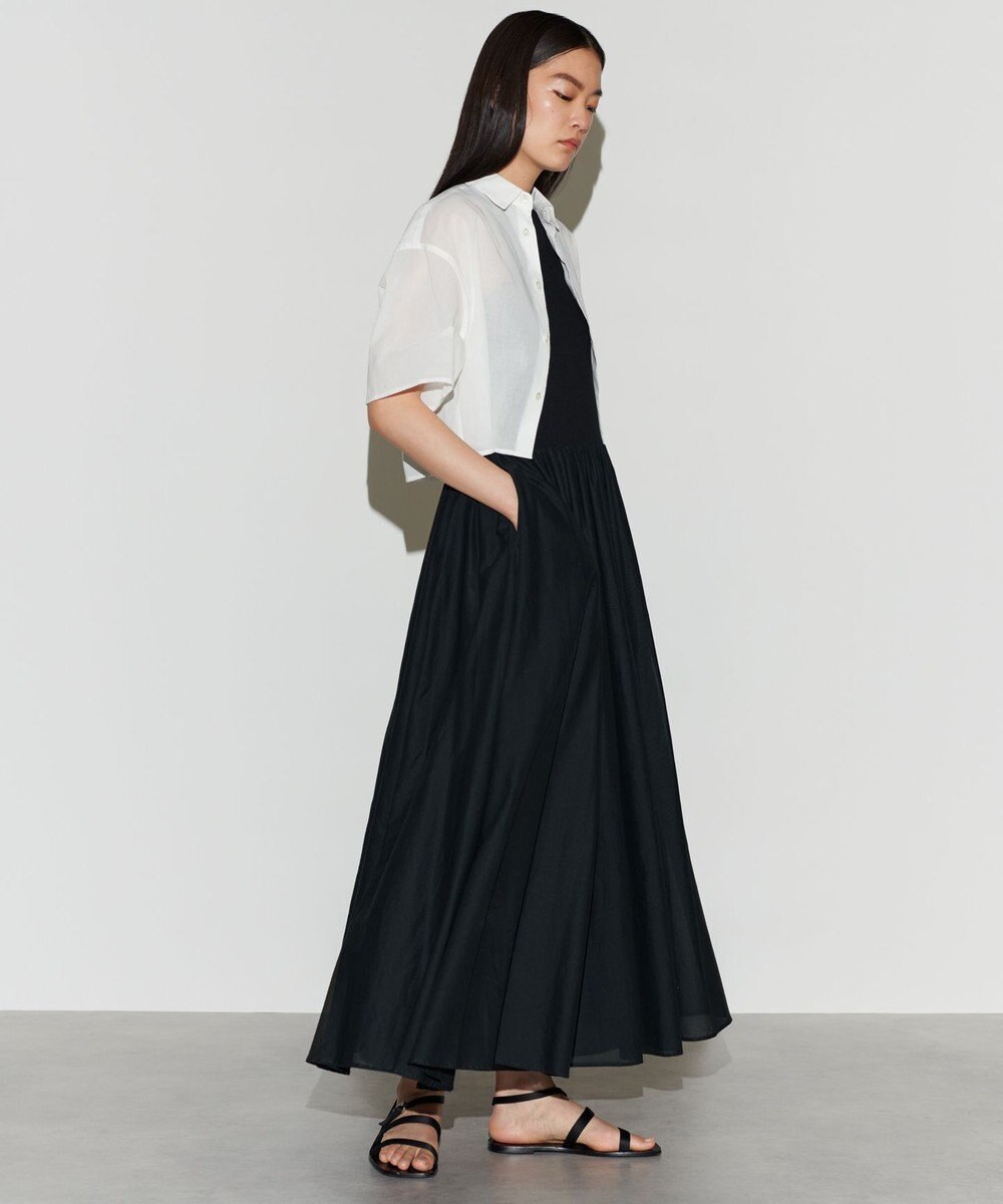 NAVE 【Nave 　洗える】シアークロップド シャツ 