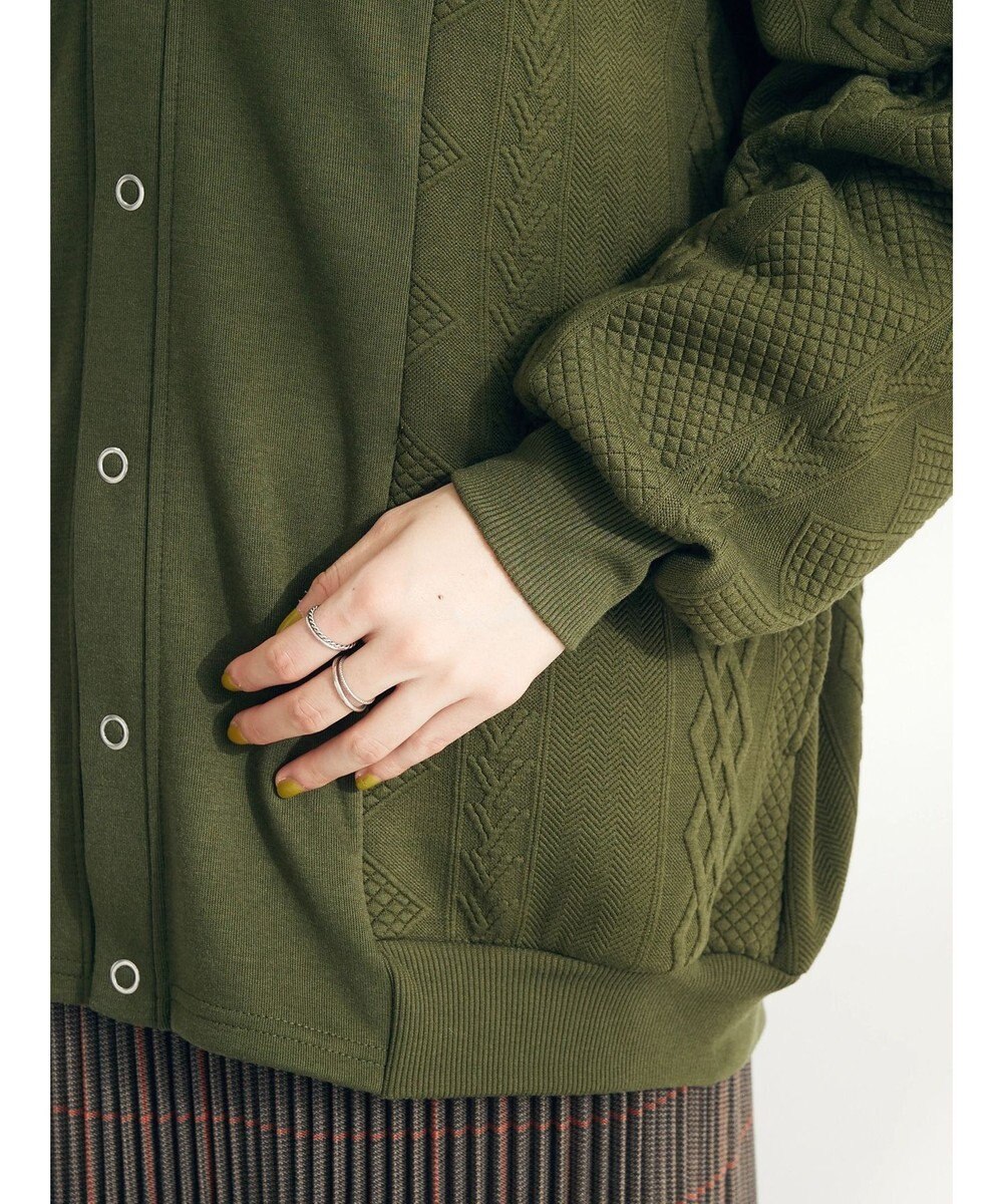 CRAFT STANDARD BOUTIQUE JQカット切り替えカーディガン1 