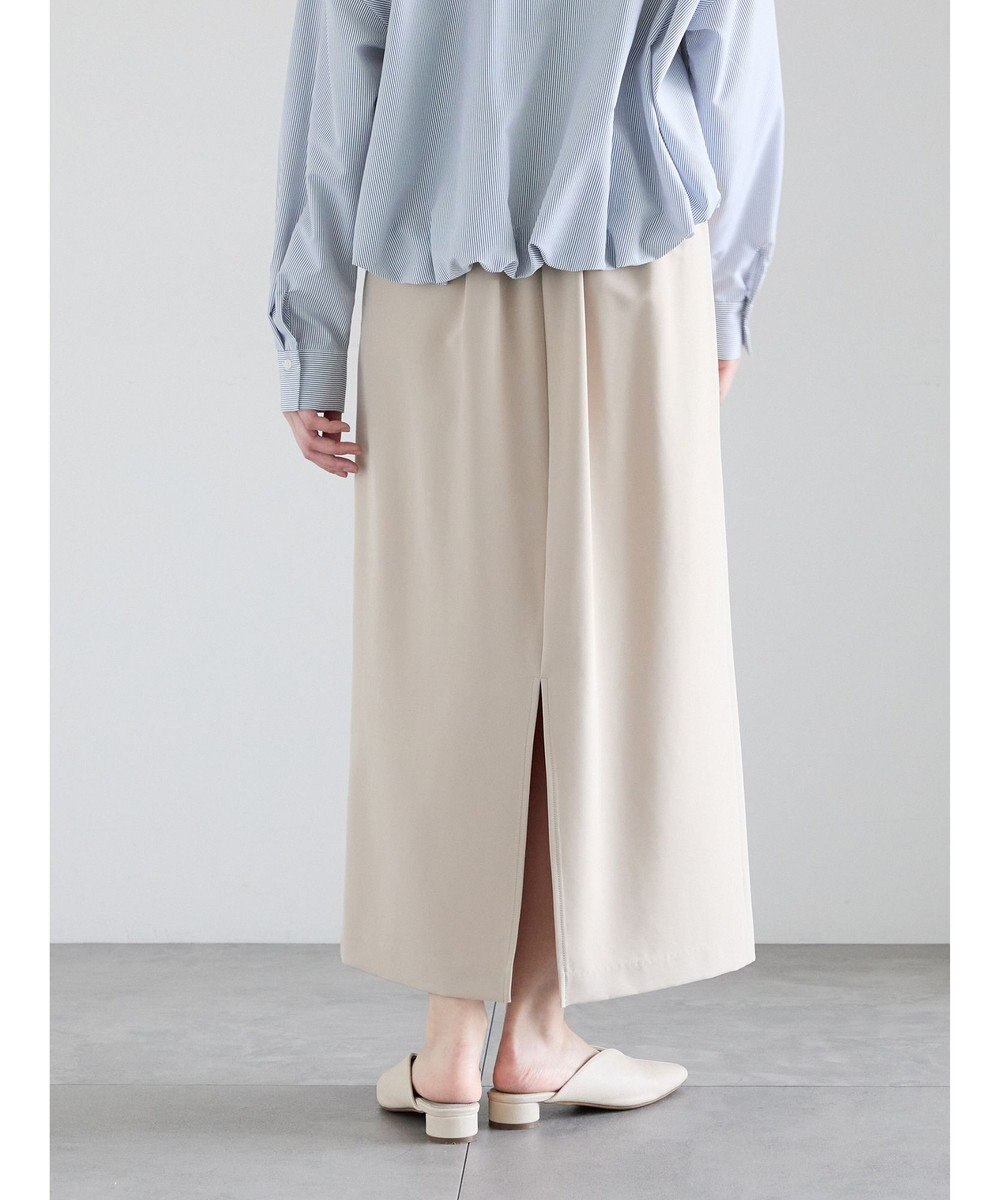 Te chichi 【雑誌掲載アイテム】ダブルクロスイージーナロースカート 