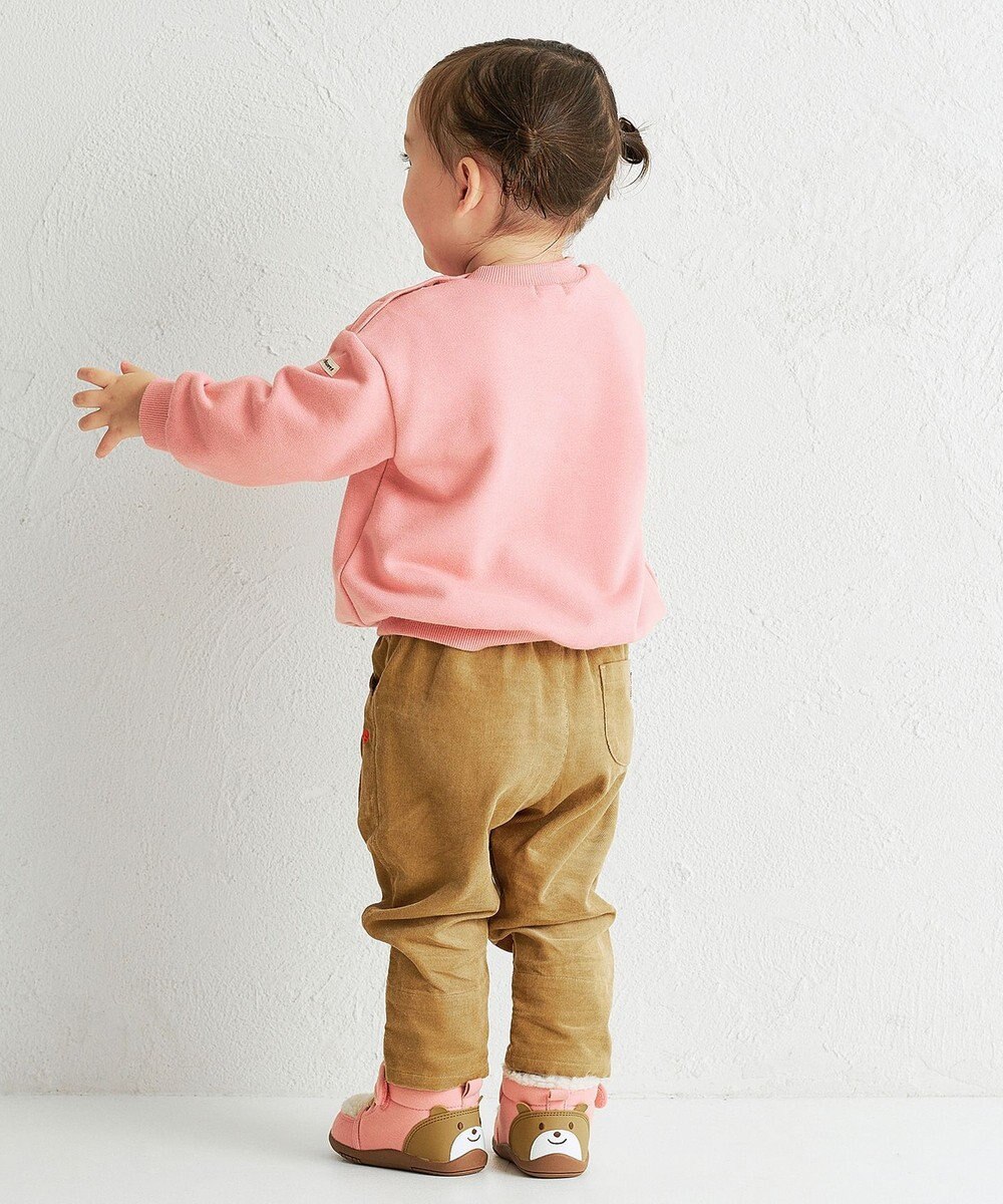 MIKI HOUSE HOT BISCUITS 【80-110cm】【NEW Color Series】裏毛パイル素材 トレーナー 