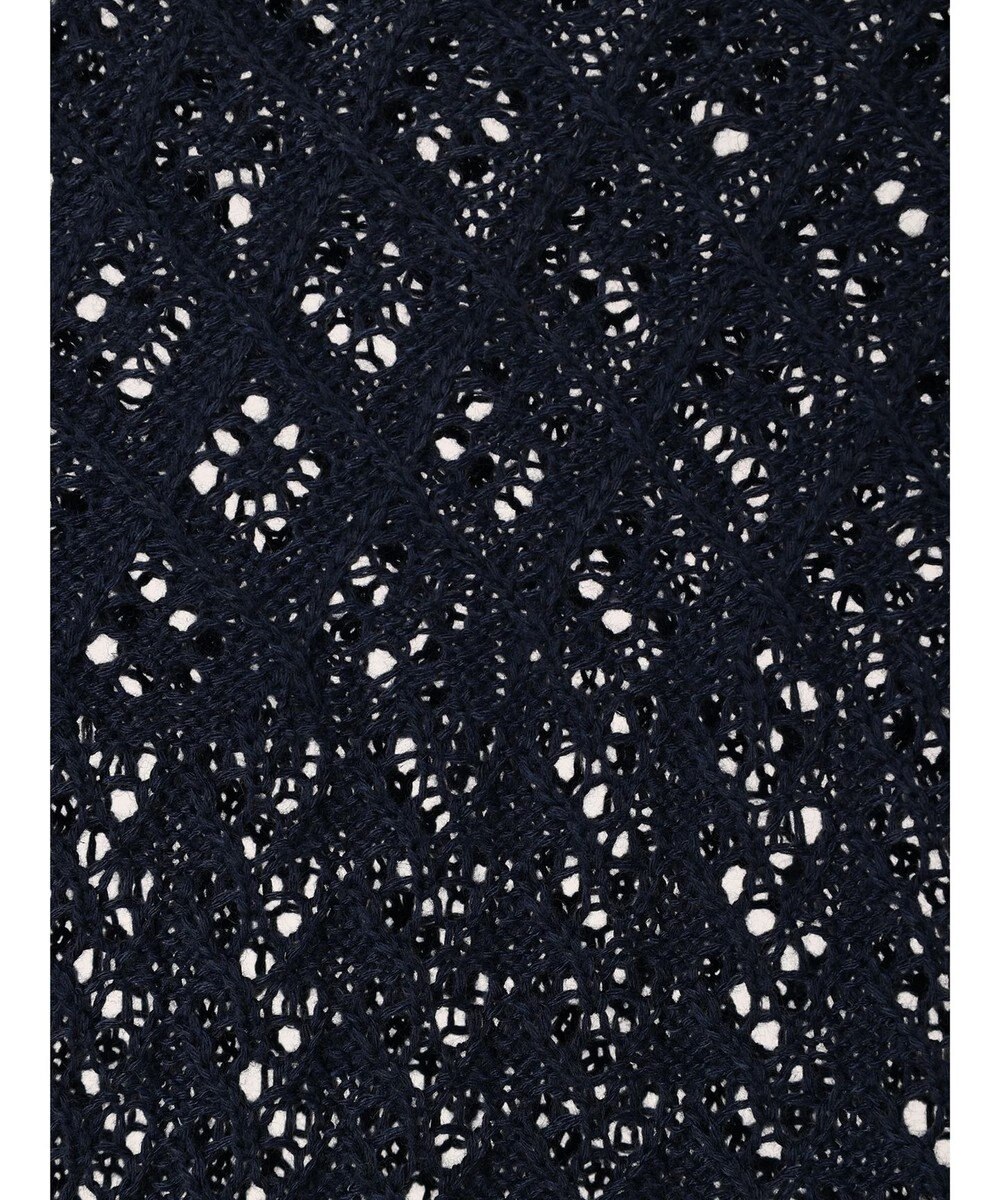 earth music&ecology 裾レース透かしニットプルオーバー 