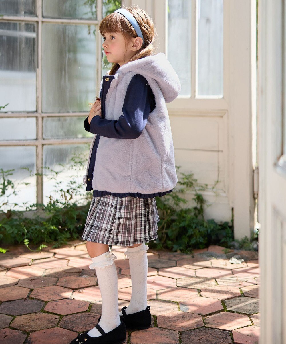 ANY KIDS 中綿リバーシブルベスト 