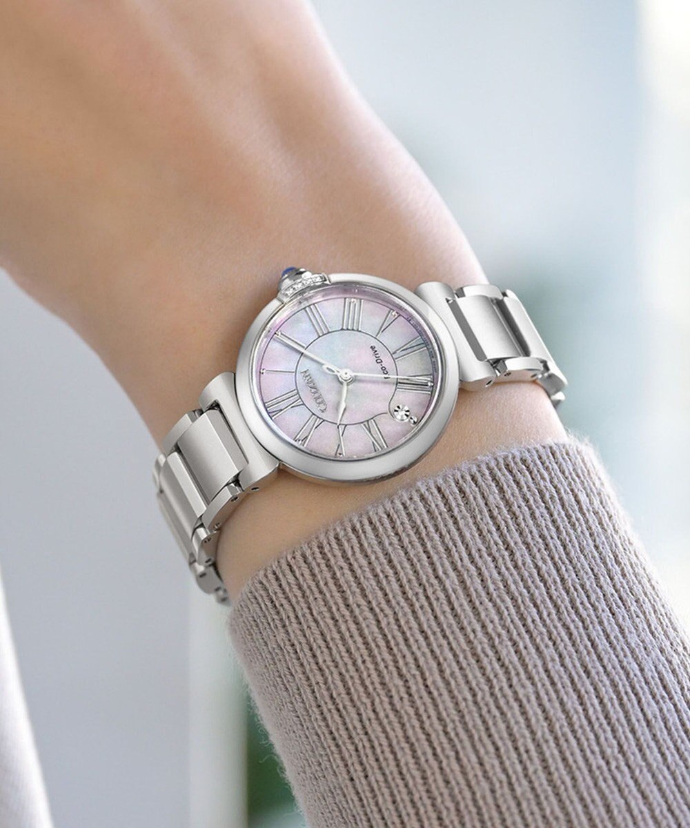 CITIZEN 【シチズン エル】みずみずしいピンクのグラデーションが華やぐジュエリーのような腕時計 EM1060-87Y 