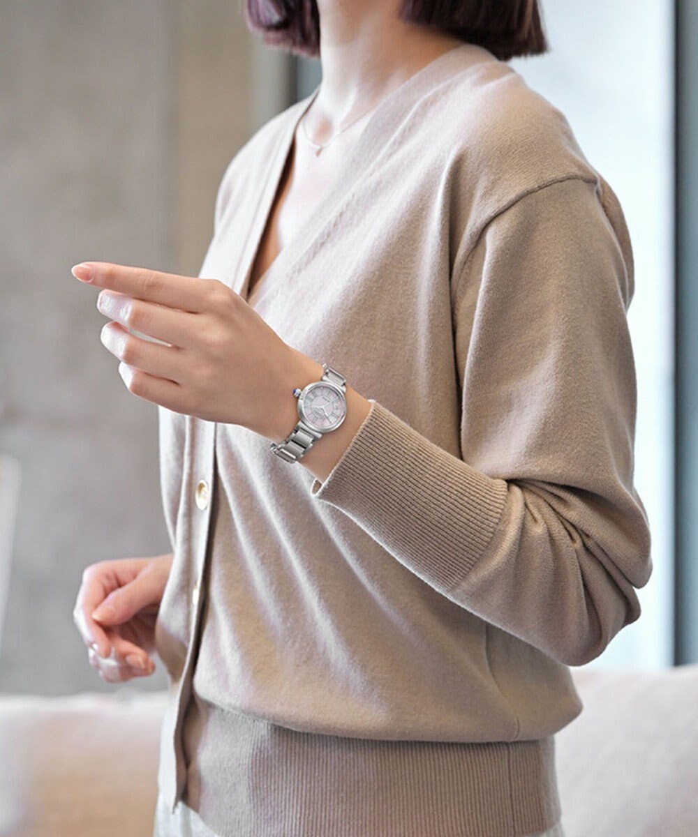 CITIZEN 【シチズン エル】みずみずしいピンクのグラデーションが華やぐジュエリーのような腕時計 EM1060-87Y 