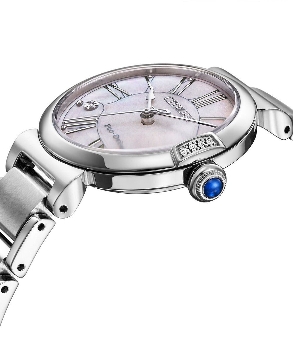 CITIZEN 【シチズン エル】みずみずしいピンクのグラデーションが華やぐジュエリーのような腕時計 EM1060-87Y 