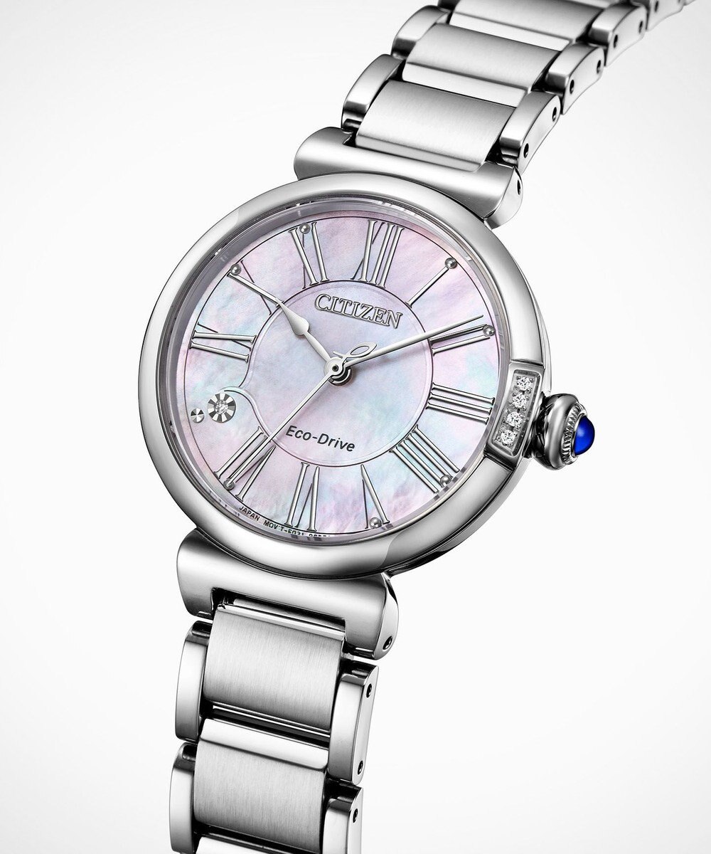 CITIZEN 【シチズン エル】みずみずしいピンクのグラデーションが華やぐジュエリーのような腕時計 EM1060-87Y 