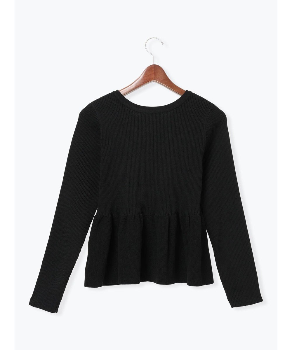 Te chichi 前後2WAYペプラムカーディガン 