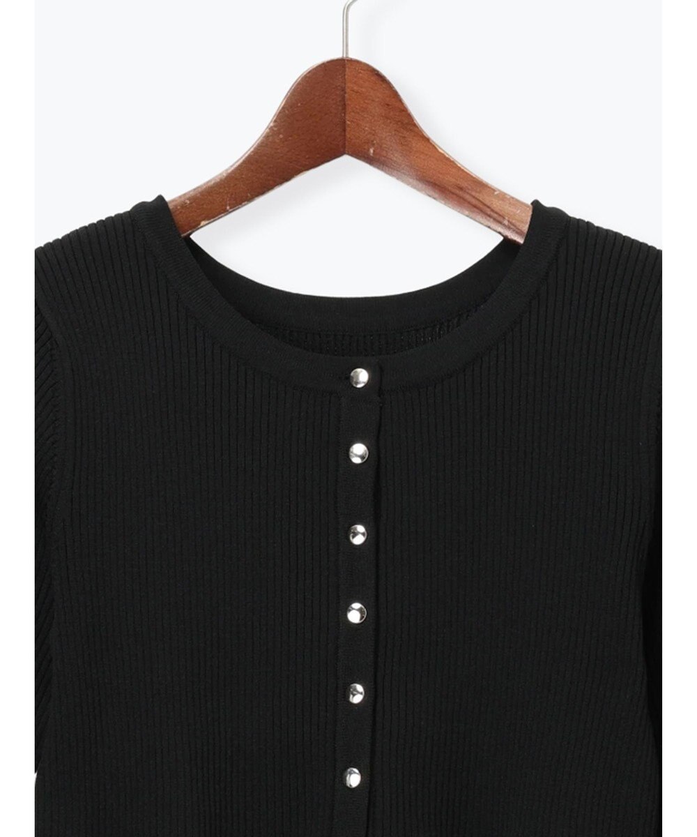 Te chichi 前後2WAYペプラムカーディガン 