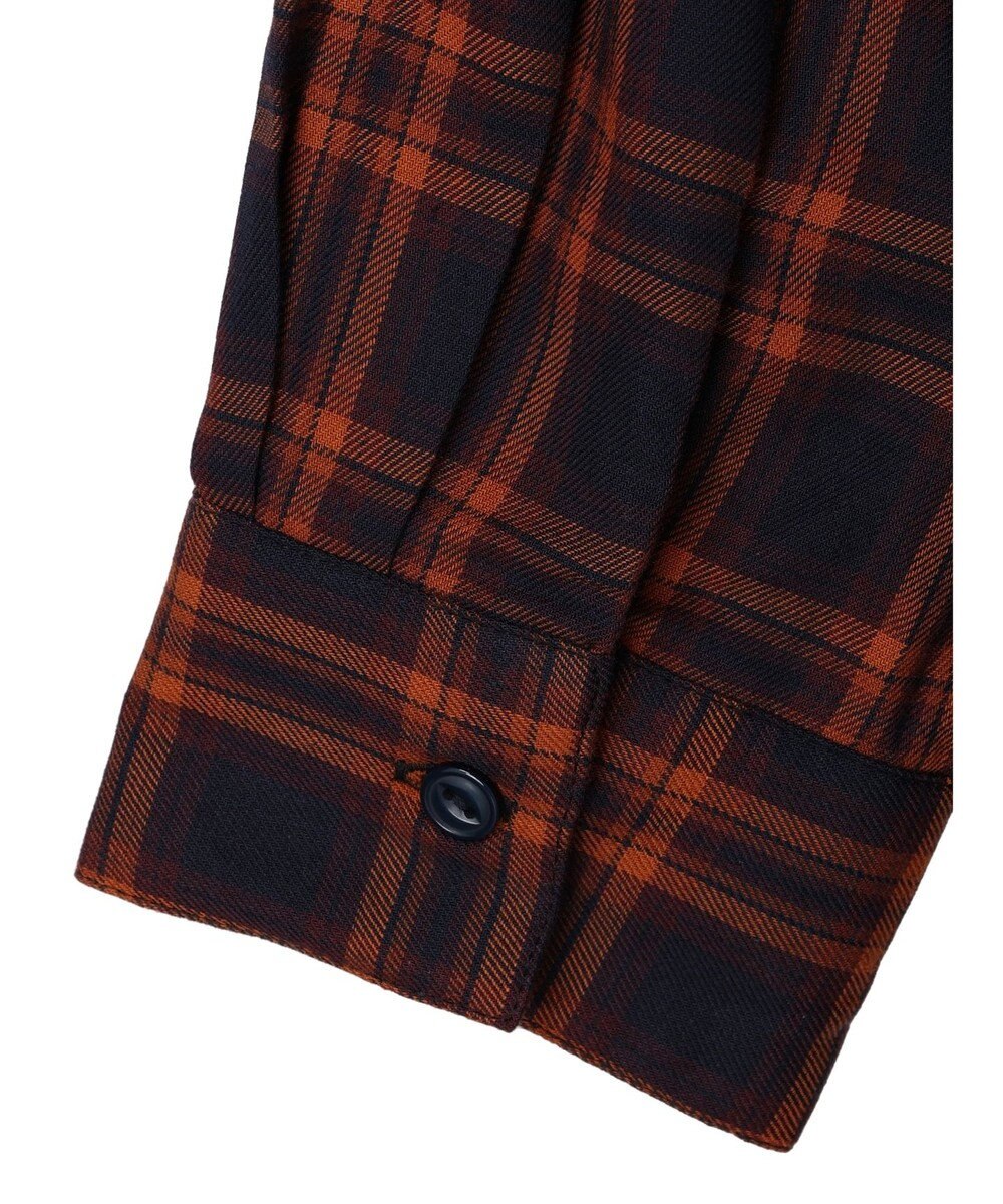 Green Parks ビエラチェックシャツワンピース 